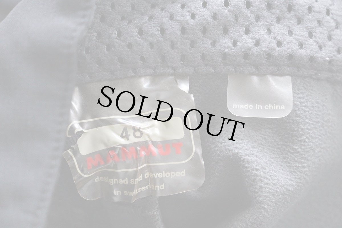 画像6: MAMMUTマムート ロゴ刺繍 SOFtech 切り替え ナイロン ソフトシェル スキーパンツ 黒 48 (6)