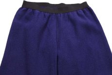 画像4: 00s USA製 patagoniaパタゴニア CAPILENEキャプリーン インナー フリースパンツ ナス紺 W-M (4)