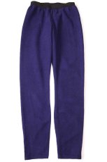 画像2: 00s USA製 patagoniaパタゴニア CAPILENEキャプリーン インナー フリースパンツ ナス紺 W-M (2)