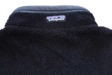 画像4: 00s USA製 patagoniaパタゴニア R2 POLARTEC フリースジャケット 黒 L (4)