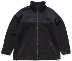 画像1: 00s 米軍 U.S.ARMY ECWCS GEN2 LEVEL3 POLARTEC フリースジャケット 黒 L★D (1)