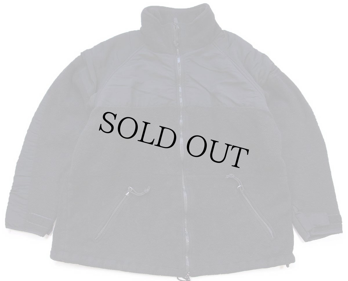 画像1: 00s 米軍 U.S.ARMY ECWCS GEN2 LEVEL3 POLARTEC フリースジャケット 黒 L★B (1)