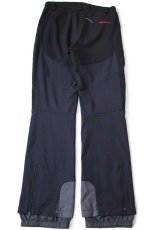 画像3: MAMMUTマムート ロゴ刺繍 SOFtech 切り替え ナイロン ソフトシェル スキーパンツ 黒 48 (3)