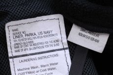 画像4: 00s 米軍 U.S.NAVY ECWCS GEN2 NWU ゴアテックスパーカー ライナー POLARTEC フリースジャケット 黒 S-R (4)