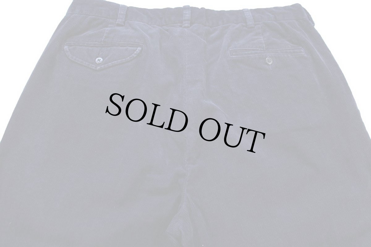 画像5: 90s ポロ ラルフローレン HAMMOND PANT ツータック コットン コーデュロイパンツ 紺 W38 L32 (5)