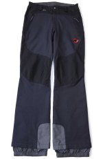 画像2: MAMMUTマムート ロゴ刺繍 SOFtech 切り替え ナイロン ソフトシェル スキーパンツ 黒 48 (2)