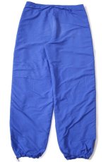 画像3: 80s USA製 LANDS'ENDランズエンド サイドジップ フリースライナー ナイロンパンツ 青 M (3)