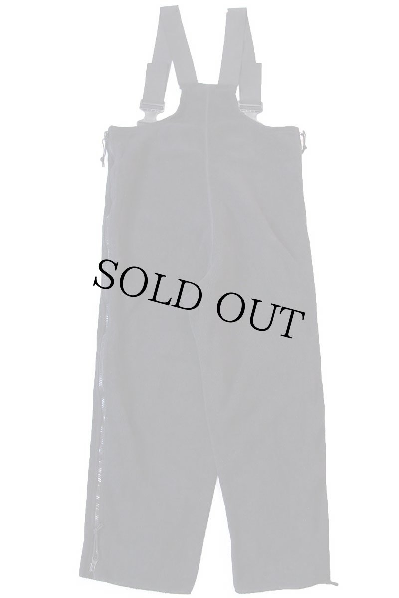 画像3: 00s 米軍 ECWCS POLARTEC フリースライナー オーバーオール 黒 M-S/R (3)