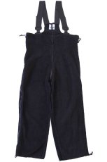 画像2: 00s 米軍 ECWCS POLARTEC フリースライナー オーバーオール 黒 M-S/R (2)