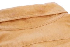 画像6: 70s L.L.Bean 筆記体タグ 無地 コットン シャモアクロスシャツ 薄オレンジ 18 (6)
