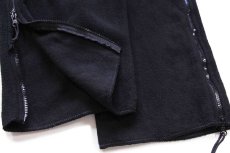 画像9: 00s 米軍 ECWCS POLARTEC フリースライナー オーバーオール 黒 M-S/R (9)