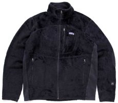 画像1: patagoniaパタゴニア R2 POLARTEC フリースジャケット 黒 M (1)