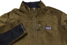 画像3: patagoniaパタゴニア R2 POLARTEC フリースジャケット オリーブ (3)