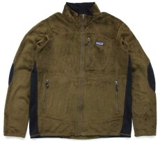 画像1: patagoniaパタゴニア R2 POLARTEC フリースジャケット オリーブ (1)