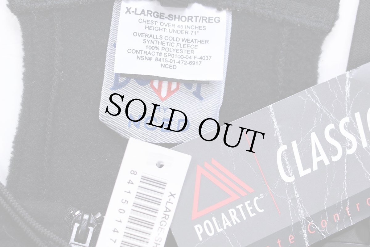 画像4: デッドストック★00s 米軍 ECWCS POLARTEC フリースライナー オーバーオール 黒 XL-S/R (4)