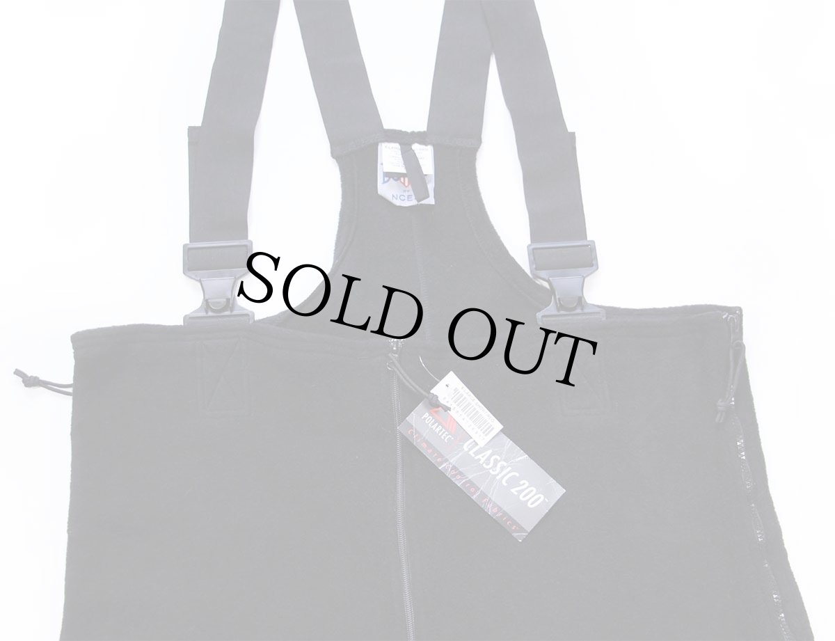 画像1: デッドストック★00s 米軍 ECWCS POLARTEC フリースライナー オーバーオール 黒 XL-S/R (1)