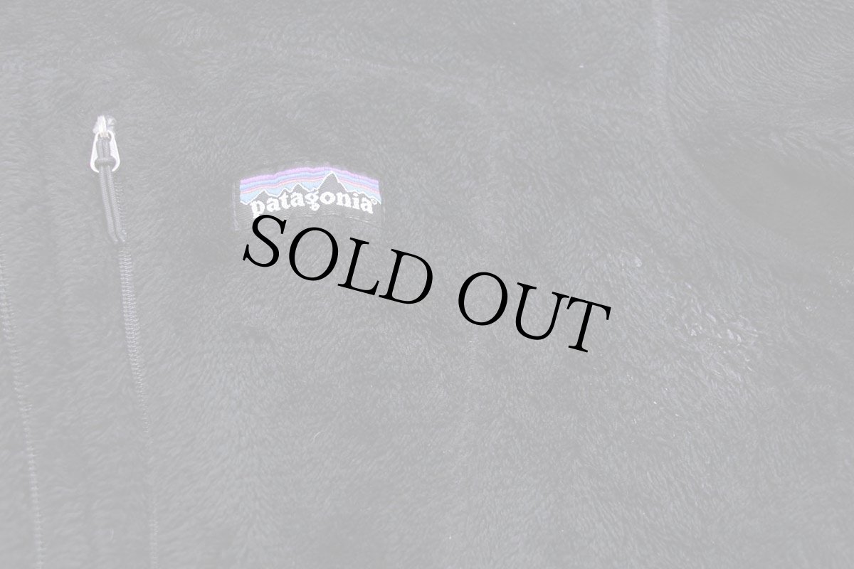 画像5: patagoniaパタゴニア R2 POLARTEC フリースジャケット 黒 M (5)