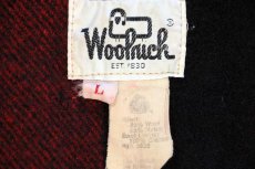 画像5: 70s Woolrichウールリッチ バッファローチェック マッキーノ ウールジャケット 赤×黒 (5)
