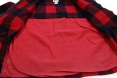 画像6: 70s Woolrichウールリッチ バッファローチェック マッキーノ ウールジャケット 赤×黒 (6)