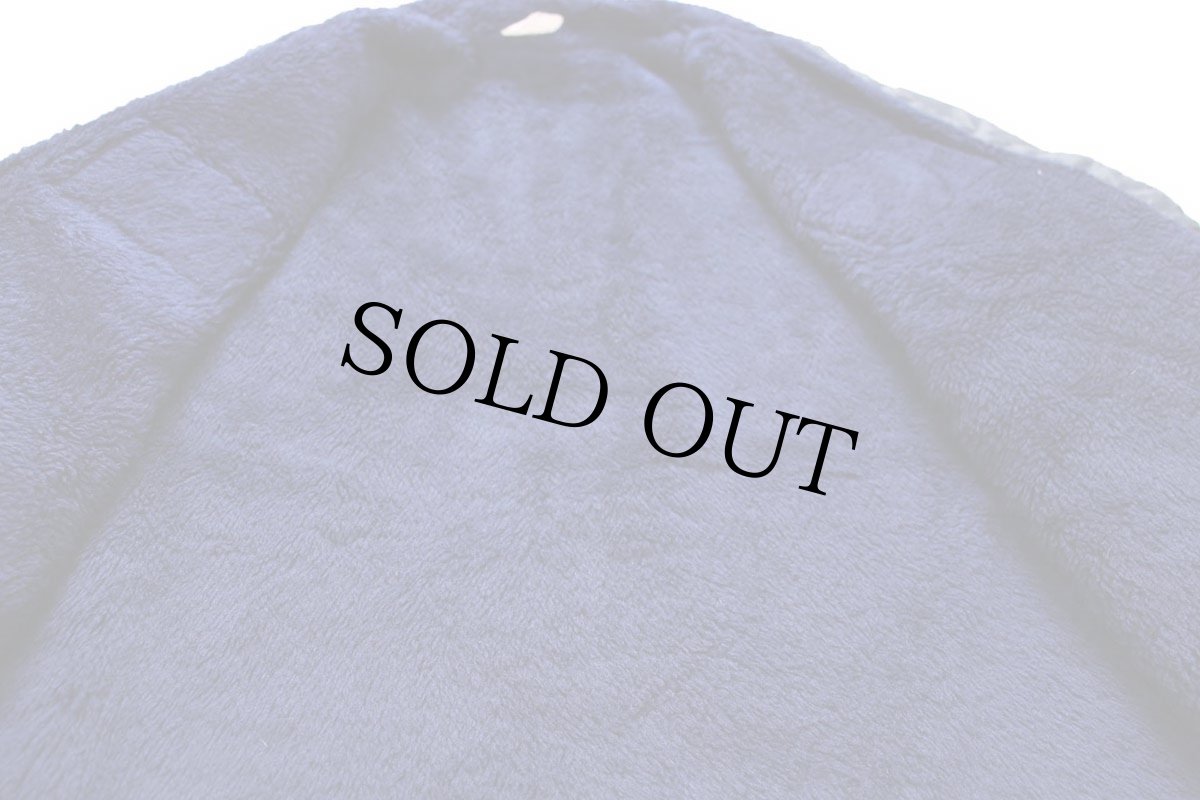 画像5: 70s American Airlines ボーイング767 飛行機 パッチ付き スタンドカラー ボアライナー ナイロンジャケット ボロ 紺 (5)