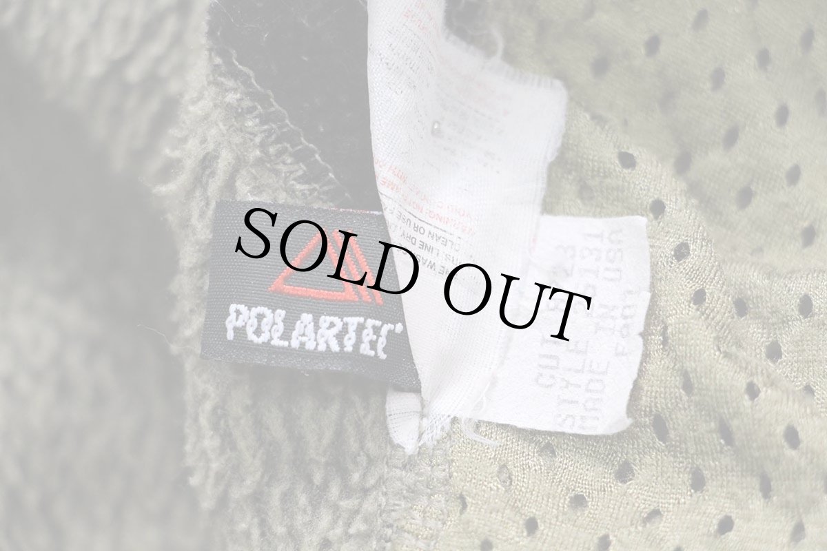 画像5: 訳あり★00s USA製 patagoniaパタゴニア R2 POLARTEC フリースジャケット フィールドグリーン M★刺繍ロゴ (5)