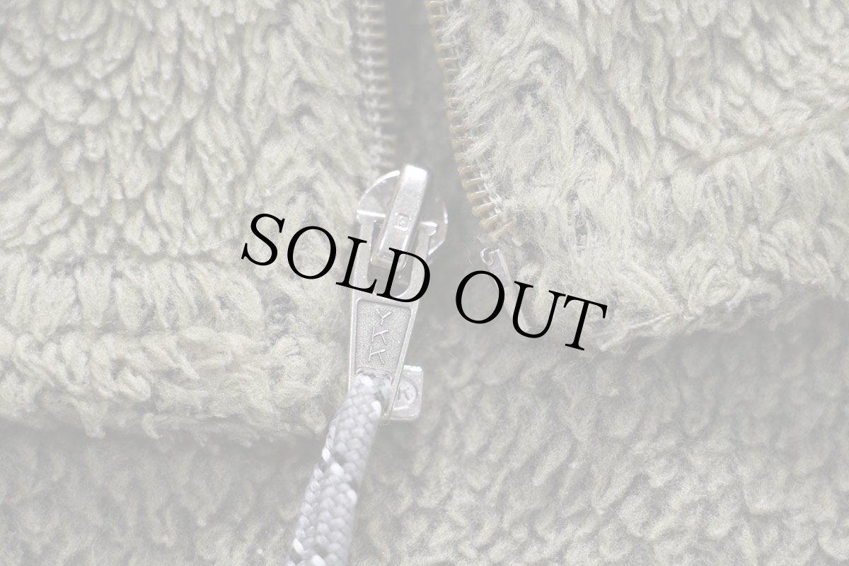 画像7: 訳あり★00s USA製 patagoniaパタゴニア R2 POLARTEC フリースジャケット フィールドグリーン M★刺繍ロゴ (7)