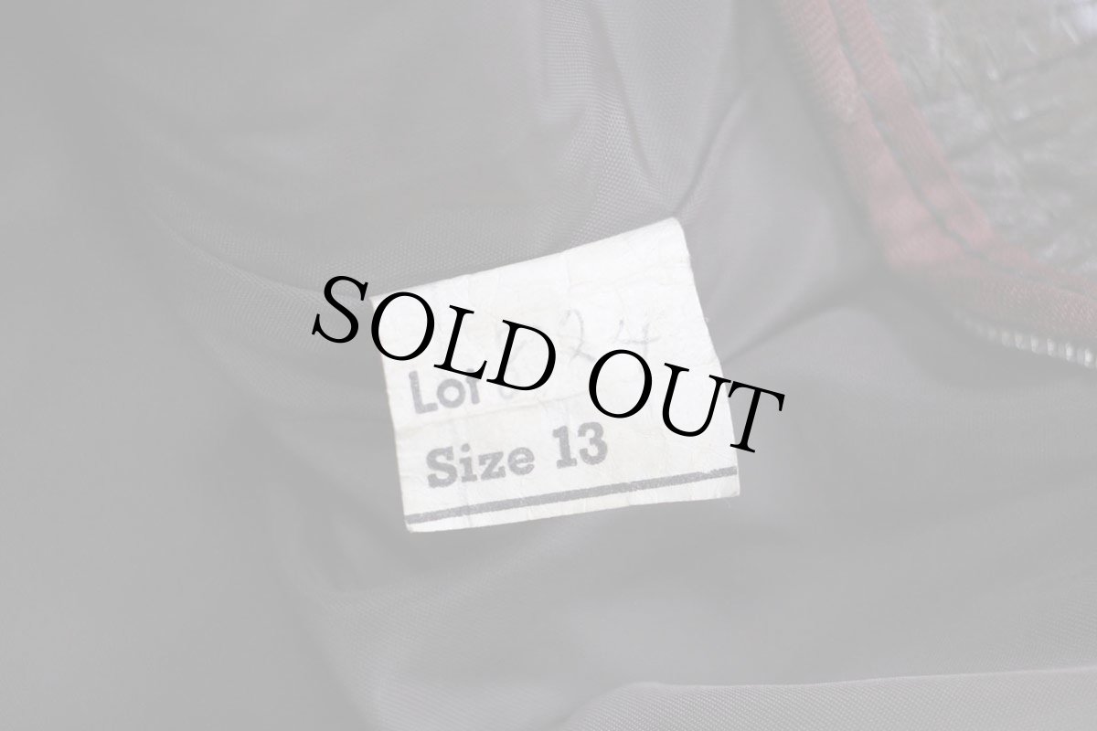 画像4: 70s UNKNOWN シングルライダース レザージャケット 焦げ茶 13 (4)