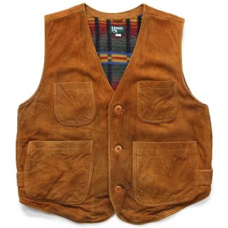 80s USA製 THE NORTH FACEノースフェイス 茶タグ ダウンベスト タン L