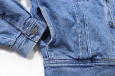 画像7: 90s GAPギャップ チェック ネルライナー デニムジャケット 4ポケット M (7)