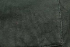 画像8: イタリア製 Fay チンスト&タータンチェック ウールライナー付き コットン キャンバス ファイヤーマンコート 緑 フェード XL (8)