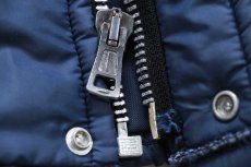 画像6: 80s USA製 Pla-Jac Dunbrooke AC-Delco バッテリー 中綿入り ナイロンジャケット 紺 L (6)