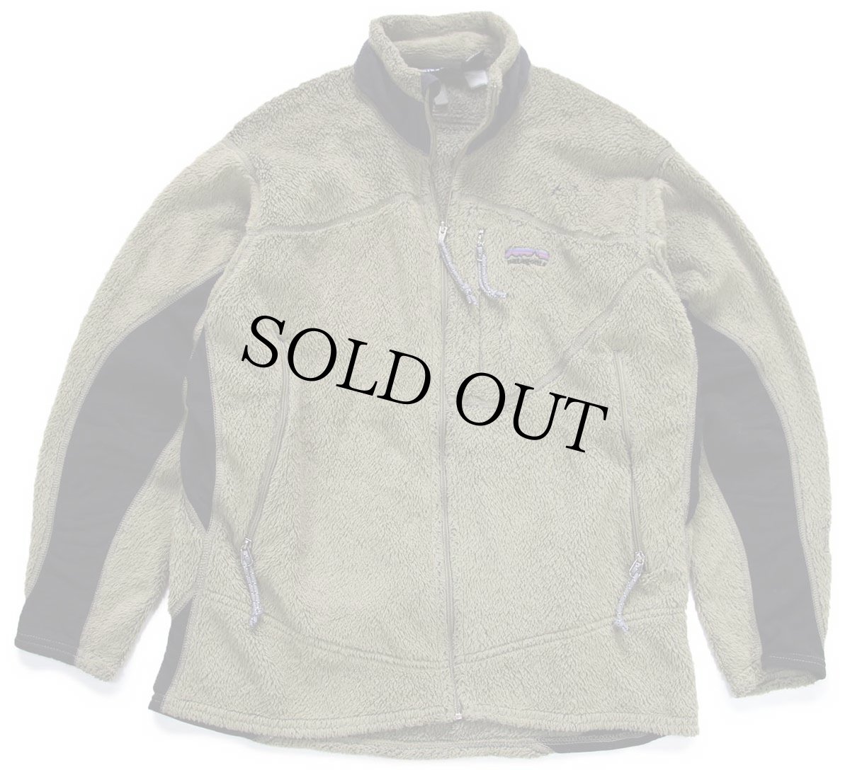 画像1: 訳あり★00s USA製 patagoniaパタゴニア R2 POLARTEC フリースジャケット フィールドグリーン M★刺繍ロゴ (1)