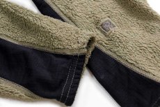 画像6: 訳あり★00s USA製 patagoniaパタゴニア R2 POLARTEC フリースジャケット フィールドグリーン M★刺繍ロゴ (6)
