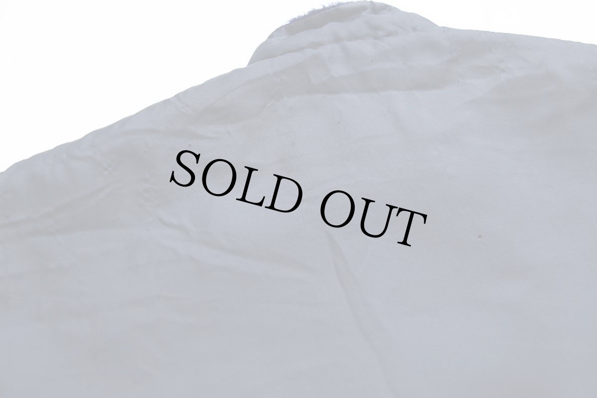 画像6: 70s American Airlines ボーイング767 飛行機 パッチ付き スタンドカラー ボアライナー ナイロンジャケット ボロ 紺 (6)