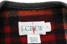 画像4: 90s J.CREW パチポケ タータンチェック ウールベスト S (4)