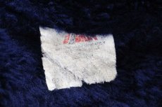 画像4: 70s American Airlines ボーイング767 飛行機 パッチ付き スタンドカラー ボアライナー ナイロンジャケット ボロ 紺 (4)