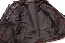 画像5: 70s UNKNOWN シングルライダース レザージャケット 焦げ茶 13 (5)