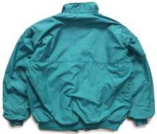 画像2: 訳あり★80s USA製 patagoniaパタゴニア シェルドシンチラ フリースライナー ナイロンジャケット エメラルドグリーン 12 (2)