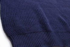 画像5: 90s EddieBauerエディーバウアー 5ボタン ヘンリーネック コットンニット セーター 紺 XL (5)