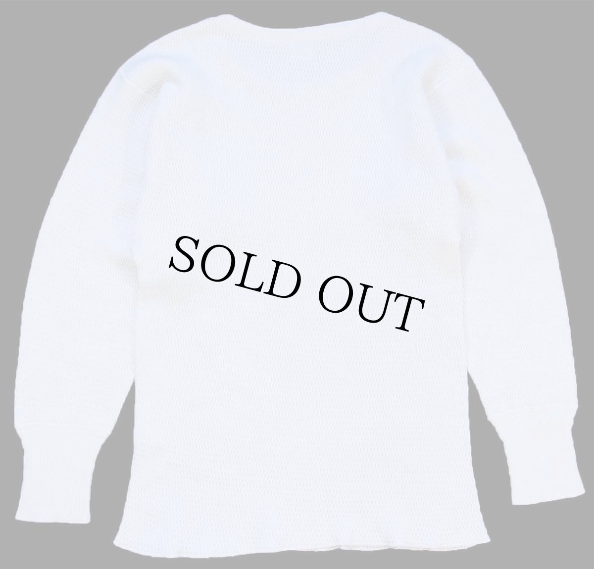 画像3: 70s JCPenney コットン サーマルシャツ ナチュラル M (3)