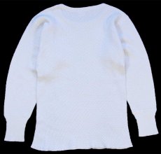 画像3: 70s JCPenney コットン サーマルシャツ ナチュラル M (3)