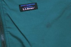 画像7: 90s L.L.Bean ウォームアップ フリースライナー ナイロンジャケット 緑 (7)