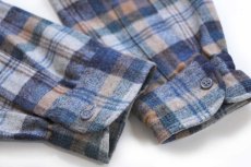 画像6: 70s USA製 PENDLETONペンドルトン タータンチェック ウールシャツ L (6)