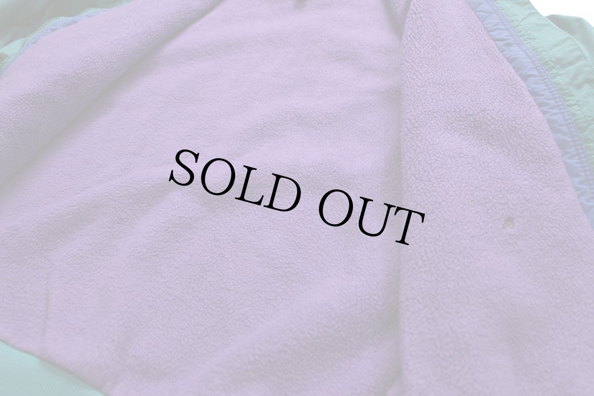 画像5: 訳あり★80s USA製 patagoniaパタゴニア シェルドシンチラ フリースライナー ナイロンジャケット エメラルドグリーン 12 (5)