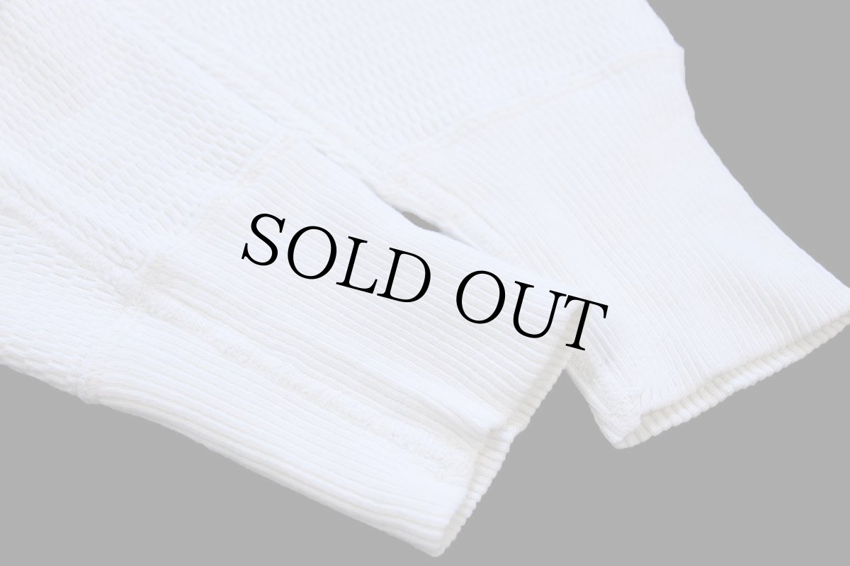 画像6: 70s JCPenney コットン サーマルシャツ ナチュラル M (6)