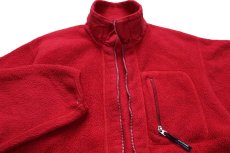 画像3: 訳あり★90s USA製 patagoniaパタゴニア シンチラ フリースジャケット 赤 M (3)