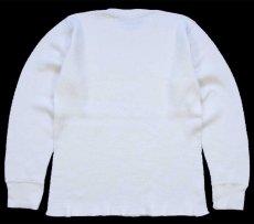 画像3: 80s USA製 ARCTEX コットン サーマルシャツ ナチュラル M (3)