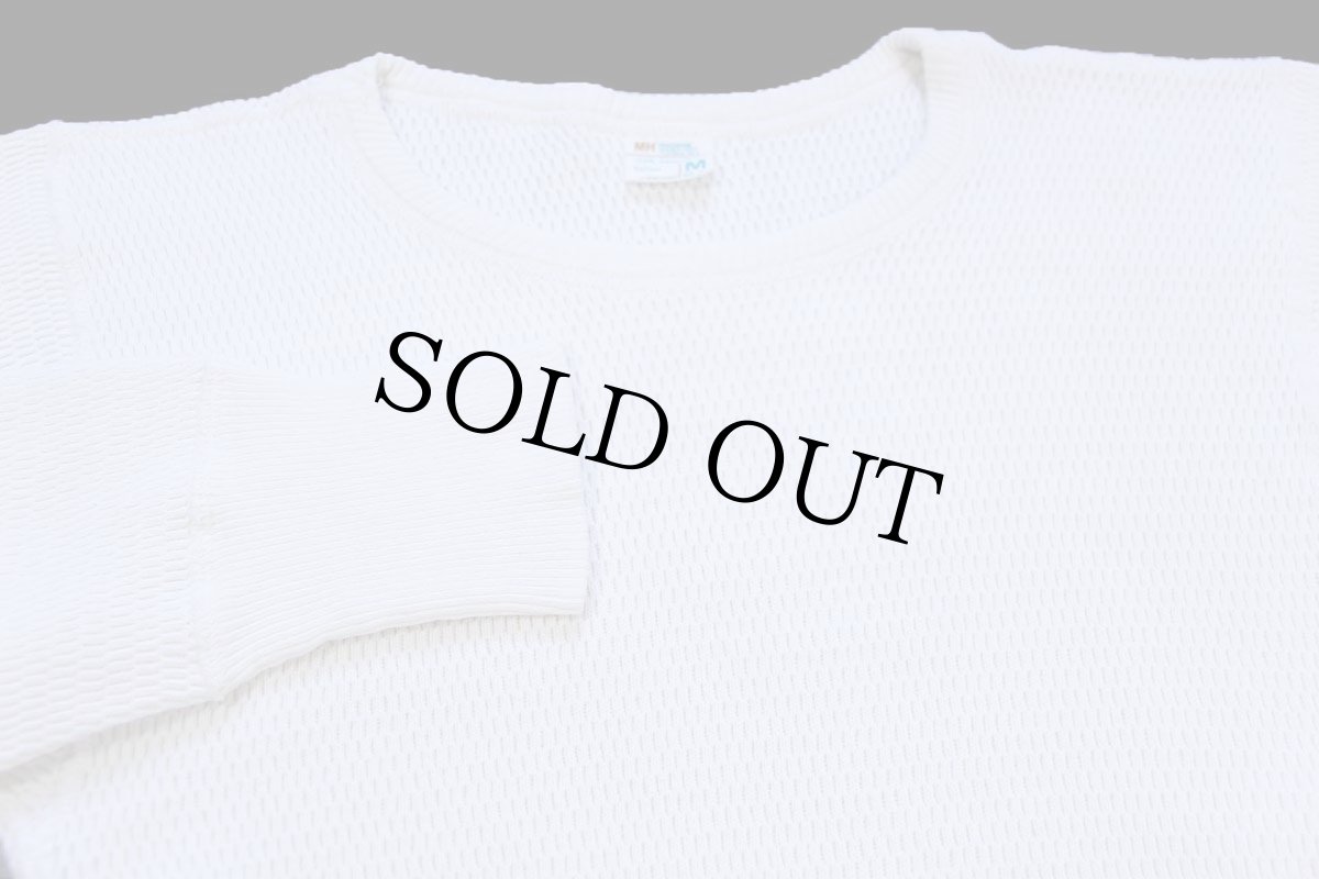 画像4: 70s JCPenney コットン サーマルシャツ ナチュラル M (4)