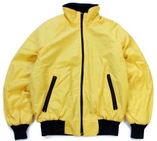 画像1: 90s USA製 FIELD&STREAM GORDON&FERGUSON フリースライナー ナイロンジャケット 黄 M (1)