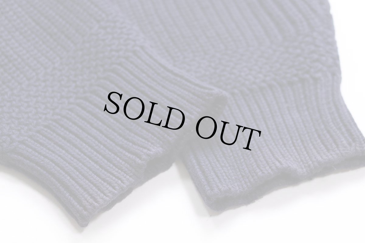 画像6: 90s EddieBauerエディーバウアー 5ボタン ヘンリーネック コットンニット セーター 紺 XL (6)